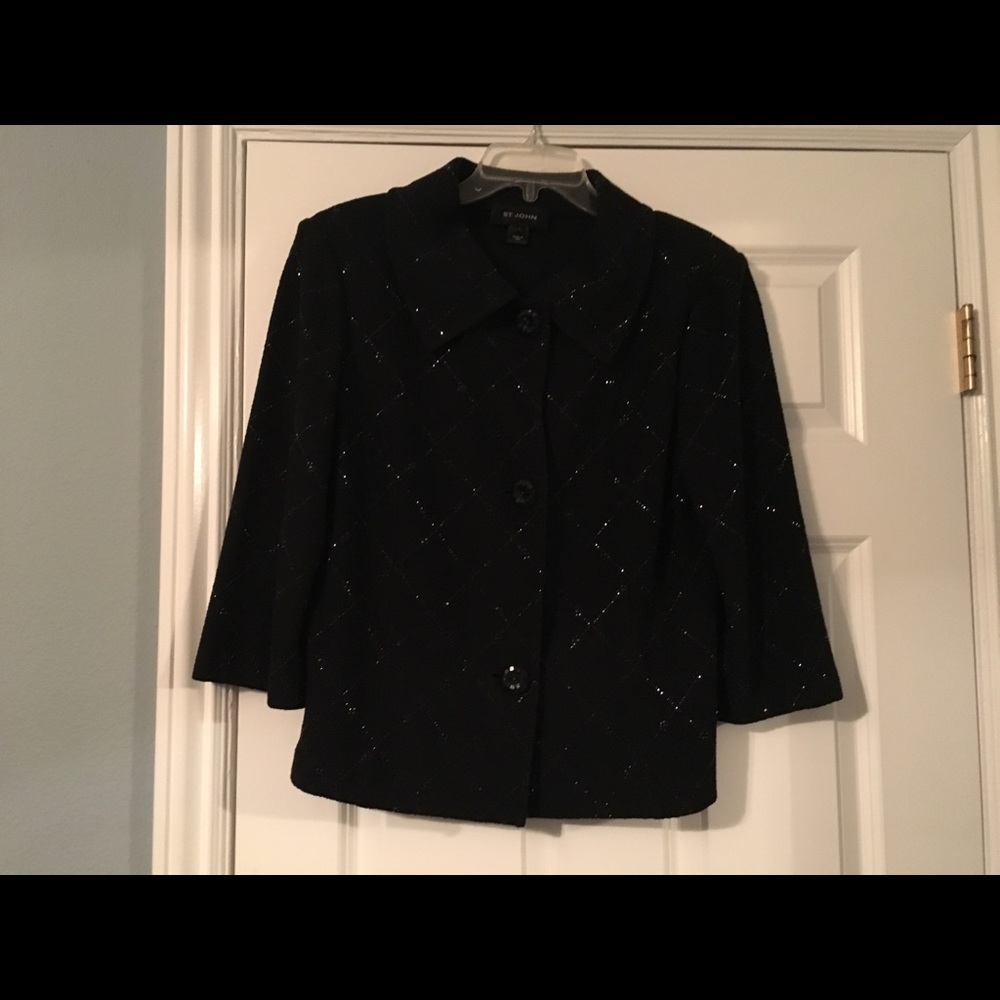 St John knit blazer